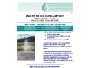 Water Filtration Company's Website
